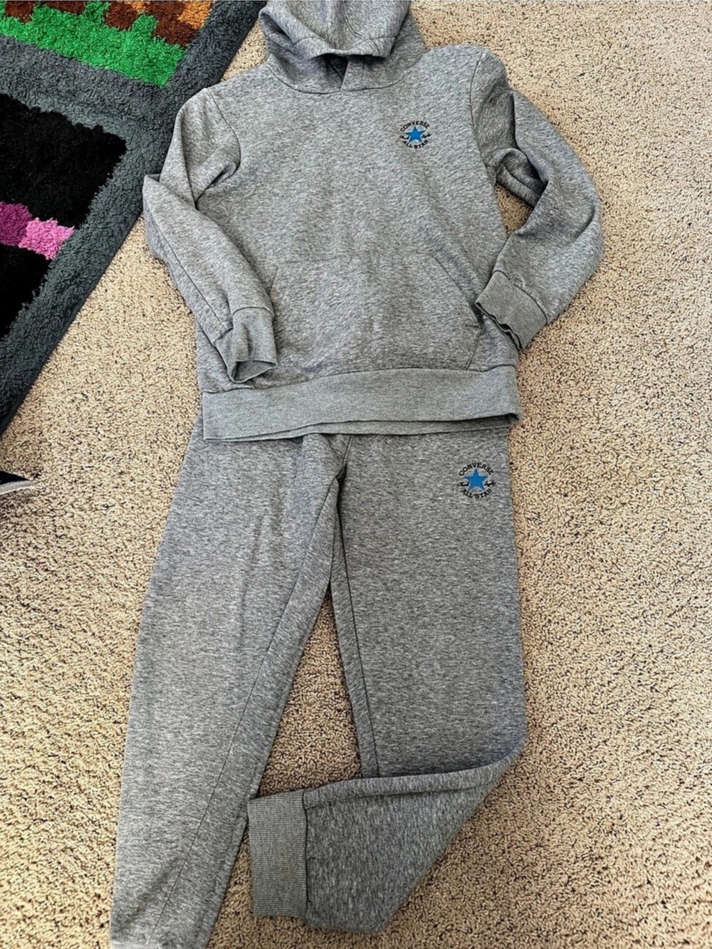 Converse Gray Jogger Pants set